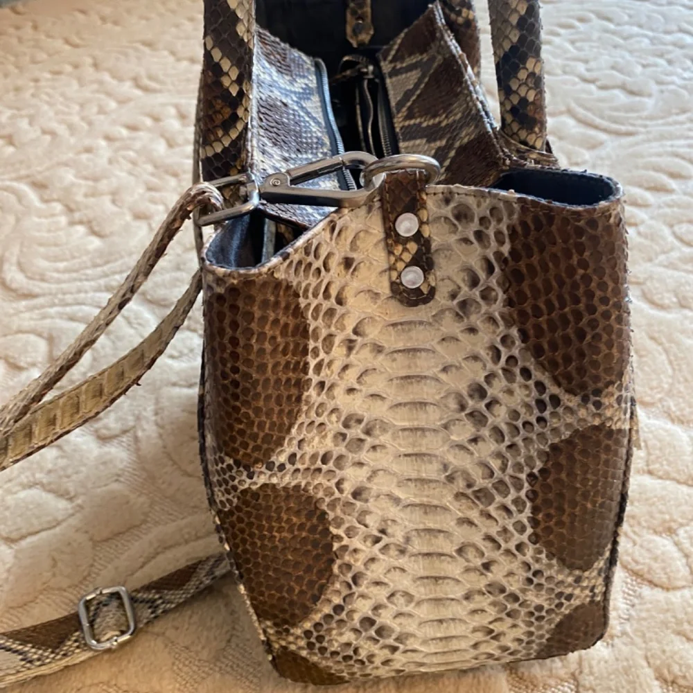 PYTHON  SATCHEL handbag 👜  CUSTOM MADE , One of a kind!